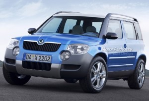 skoda yeti rendering